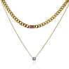 2 collane in 1 Double Chain - Nel Mondo Di Alice