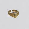 Anello Chevalier “ogni cuore ha la sua storia” Gold - Nel Mondo Di Alice