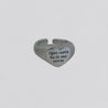 Anello Chevalier “ogni cuore ha la sua storia” Silver - Nel Mondo Di Alice