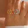 Anello “Rectangular Circle” - Nel Mondo Di Alice