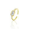 Anello Rectangular Lux - Nel Mondo Di Alice