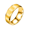 Anello Uomo Fascia Metà liscia/opaca - Nel Mondo Di Alice