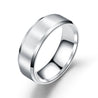 Anello Uomo Fascia Metà liscia/opaca - Nel Mondo Di Alice