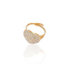 Anello Zircon Heart Luxury - Nel Mondo Di Alice
