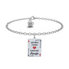 Bracciale “Carta di Alice: fai sorridere il tuo cuore” - Nel Mondo Di Alice