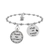 Bracciale del Bianconiglio “Per quanto tempo è per sempre? A volte solo un secondo” - Nel Mondo Di Alice
