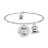 Bracciale del Cappellaio Matto “Matti e Felici” - Nel Mondo Di Alice