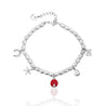 Bracciale Lucky maglia lucida bicolore - Nel Mondo Di Alice