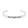Bracciale rigido “Ama Ridi Sogna” - Nel Mondo Di Alice