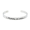 Bracciale rigido “Mamma sei unica” - Nel Mondo Di Alice