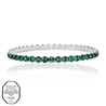 Bracelet Tennis Style - Green Emerald - Nel Mondo Di Alice