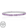 Bracelet Tennis Style - Light Amethyst - Nel Mondo Di Alice