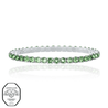 Bracelet Tennis Style - Light Green - Nel Mondo Di Alice