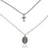 Collana 2 in 1 Double Charm Silver - Nel Mondo Di Alice