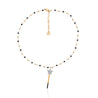 Collana “Bacchetta Magica Black” - Nel Mondo Di Alice