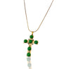Collana Croce Artigianale Green - Nel Mondo Di Alice