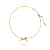 Collana Fiocchetto Elegante Gold - Nel Mondo Di Alice