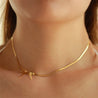 Collana Fiocchetto Elegante Gold - Nel Mondo Di Alice