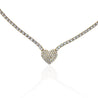 Collier Tennis Cuoricino con cursore - Nel Mondo Di Alice