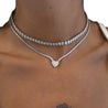 Collier Tennis Oval con cursore - Nel Mondo Di Alice