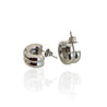 Orecchini Mini Bubble Chunky Silver - Nel Mondo Di Alice